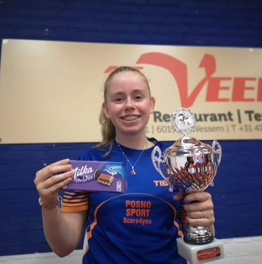 Dido Giesen wint de eerste editie trainingscup