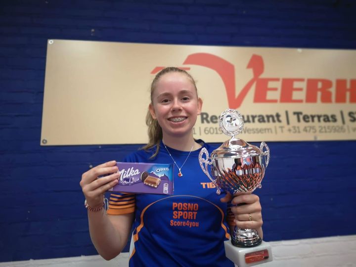 Dido Giesen wint de eerste editie trainingscup