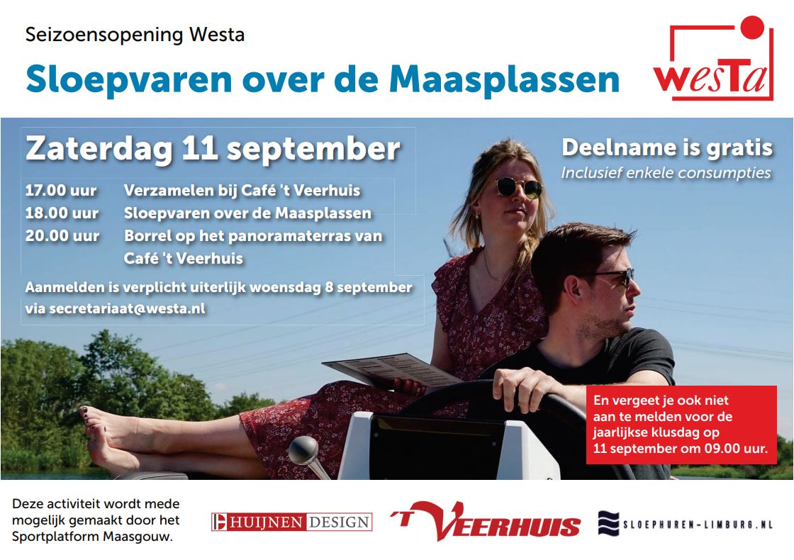 Meldt je aan... 11 september seizoen opening