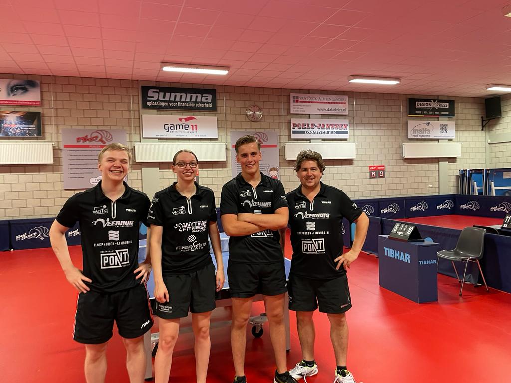 VeerhuisWessem/Westa heren 2 kampioen in Regioklasse zuidoost NL