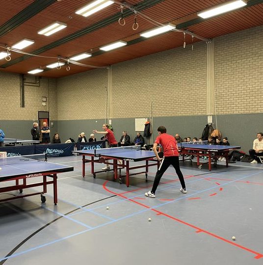 Tafeltennisdemo voor locatie Echt/Susteren