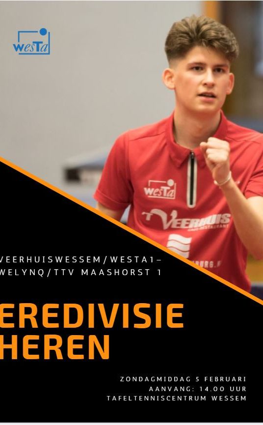 Eredivisie tafeltennis weer van start