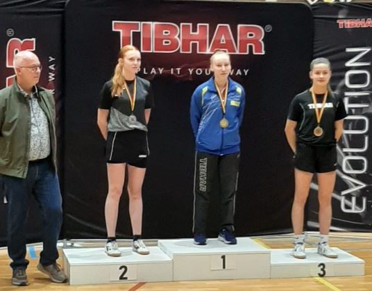 Eerste plaats Sara de Vos tijdens jeugd top 12 in België