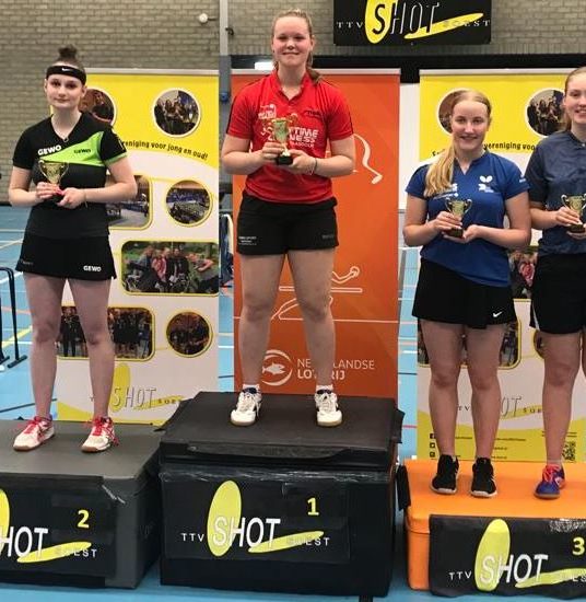 Goud en brons op de NJK voor HelwegenPeters / Westa